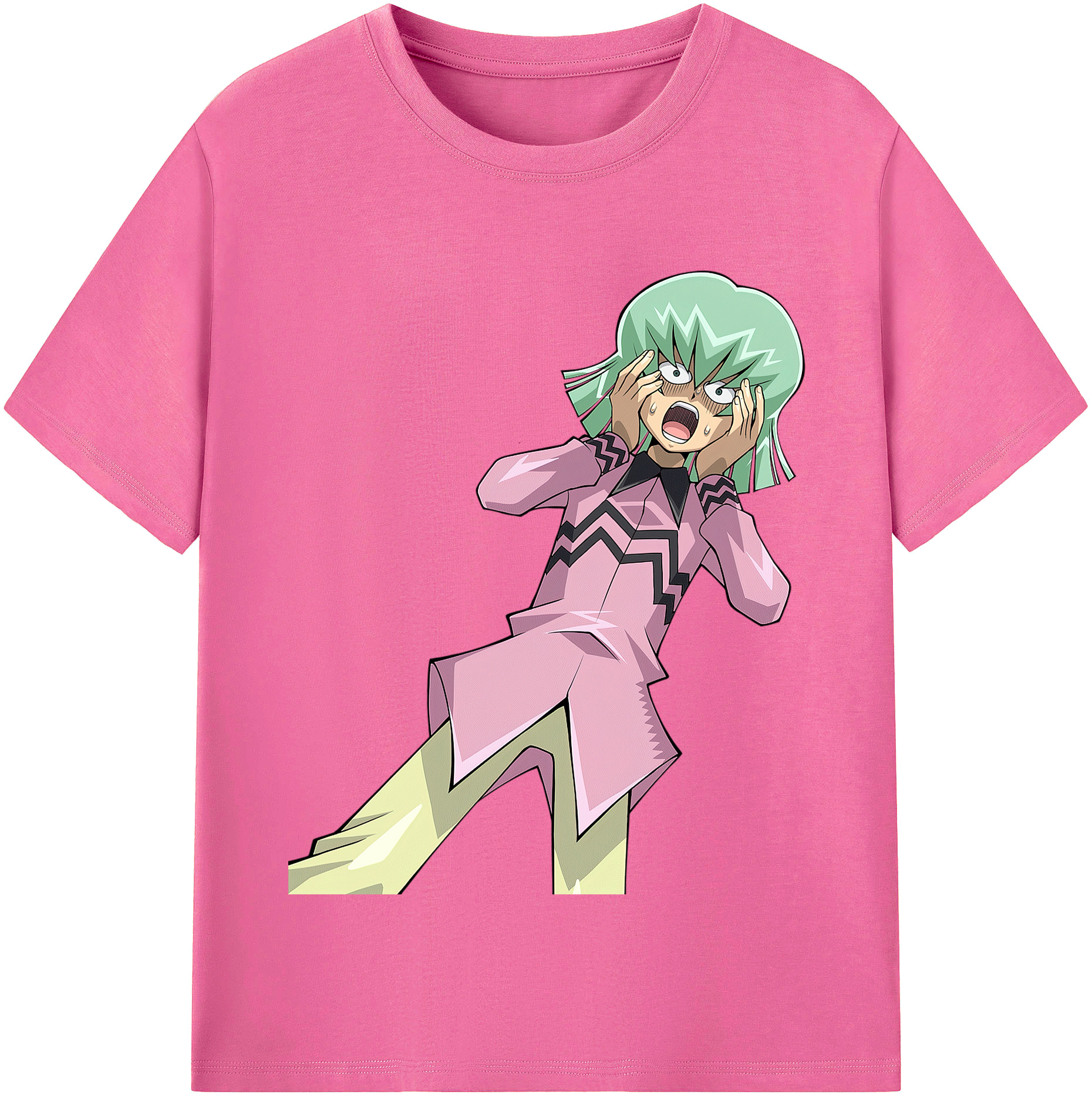 （画像用） 遊☆戯☆王 Yu-Gi-Oh! レディースカジュアルプリントTシャツ（綿100％）